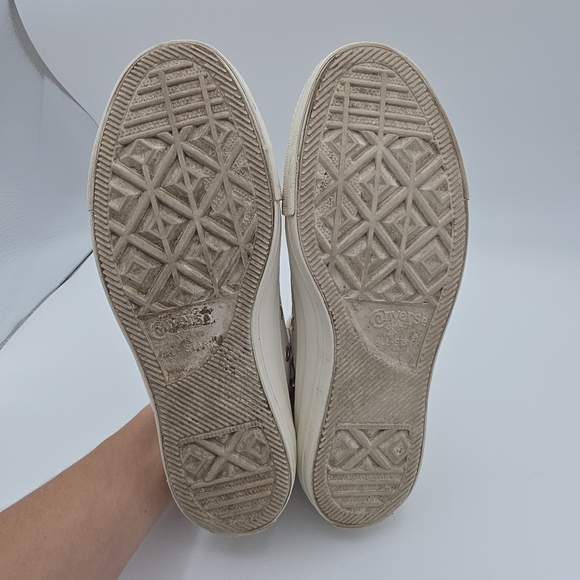 Converse All Star Blocked Nubuck CTAS Ox Egret Driftwood Light Grey Unisex 6M|8W - Picture 9 of 12